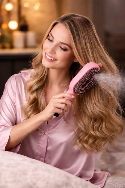 Brosse coiffante 2-en-1